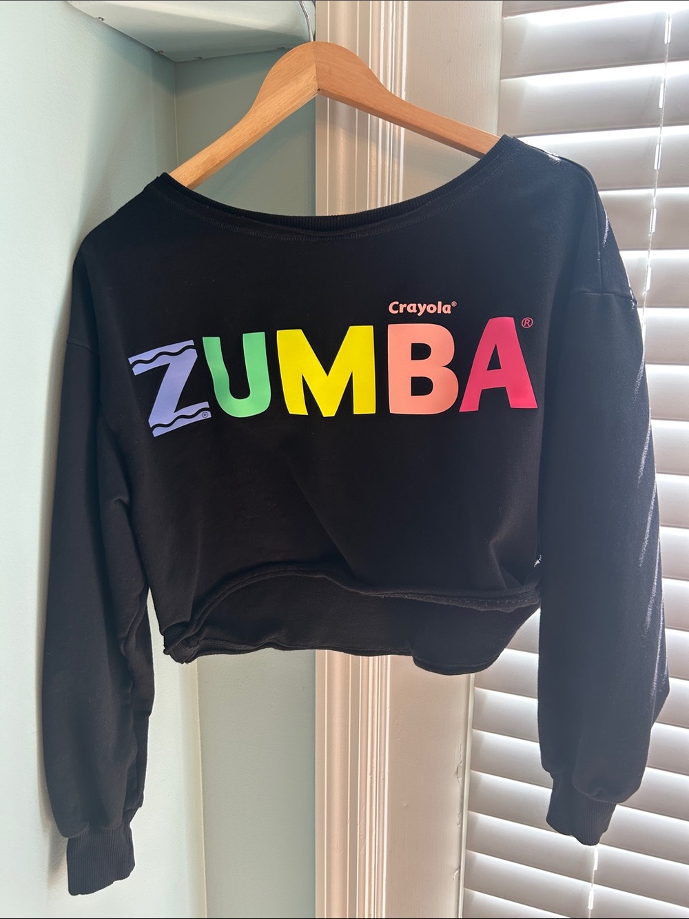 Zumba Crayola Cropped Sweatshirt